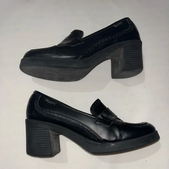 Vintage mudd platform loafers - Picture 2 of 14